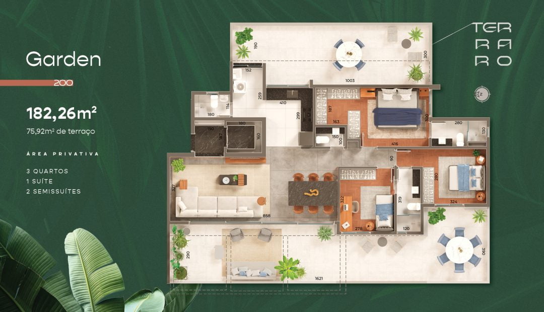 TERRARO Mpo Construções - 3 quartos no Santo Antônio